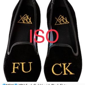 ISO DO NOT BUY! YRU Lavish FU CK flats in size 12